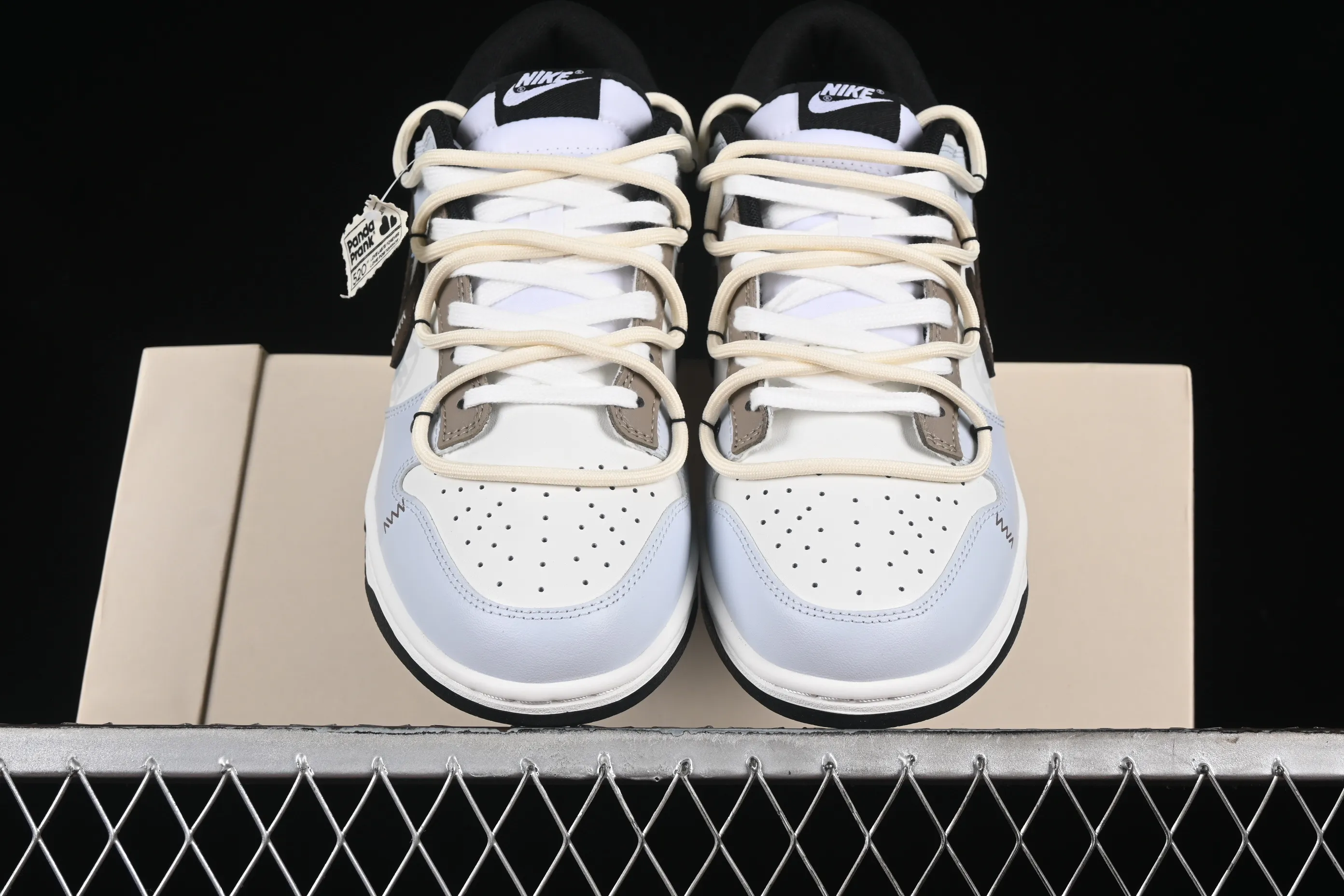 All categories Nk SB Dunk series Nk SB Dunk Low low-top sneakers Nk Dunk Low Panda Prank Heartbeat Email Xinwei Mi Blue Brown SB low-top casual sneakers DD1391-100